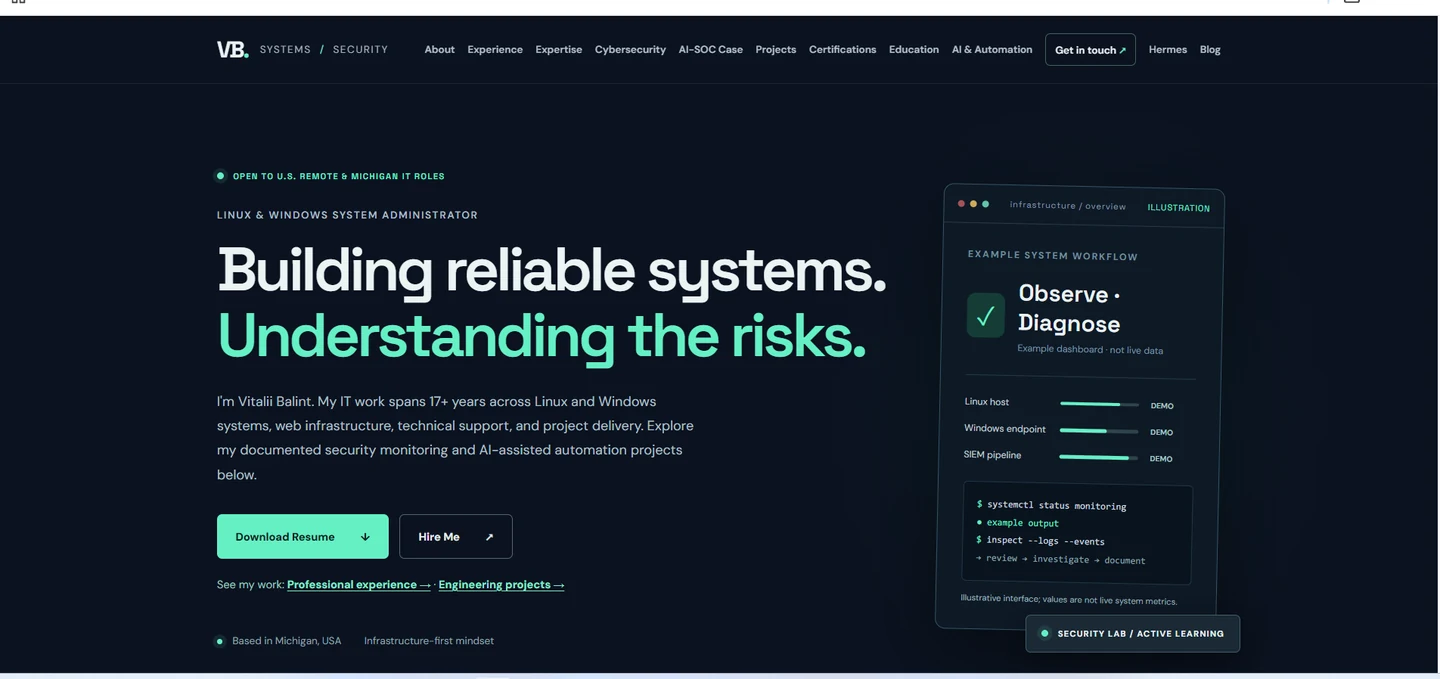 Actual homepage screenshot of TA551.INFO
